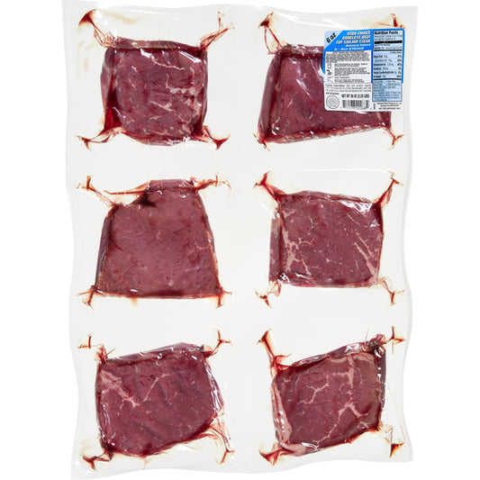 USDA Choice Beef Top Sirloin Steak, 6 oz, 6 ct
