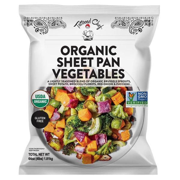 Tattooed Chef Organic Sweet Pan Vegetables, 64 oz