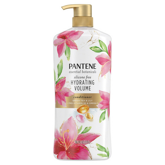 Pantene Essential Botanical Green Tea & Lily Hydrating Volume Conditioner, 38.2 fl oz