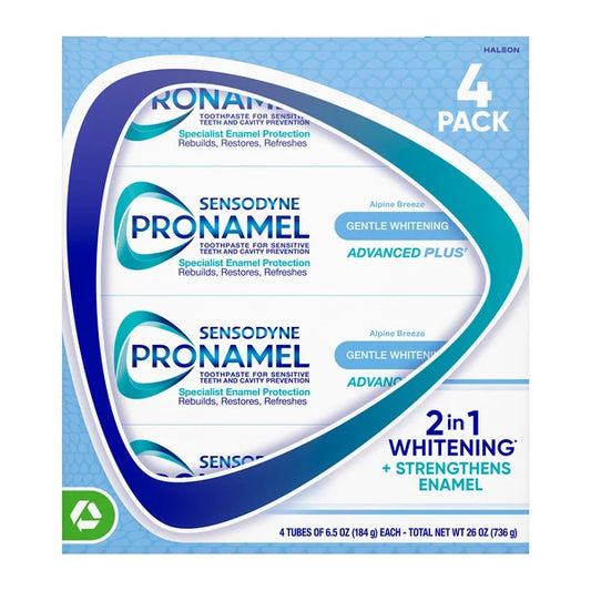 Sensodyne Pronamel Gentle Whitening Advanced Toothpaste, 6.5 oz 4 pack