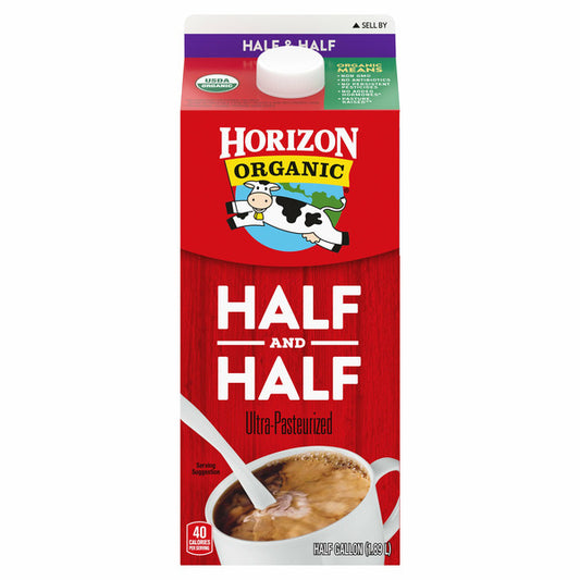 Horizon Organic Half and Half, 64 fl oz