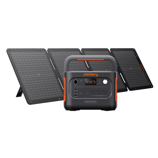 Jackery Explorer 1500 v2 Solar Generator with Solar Panel 100Air*