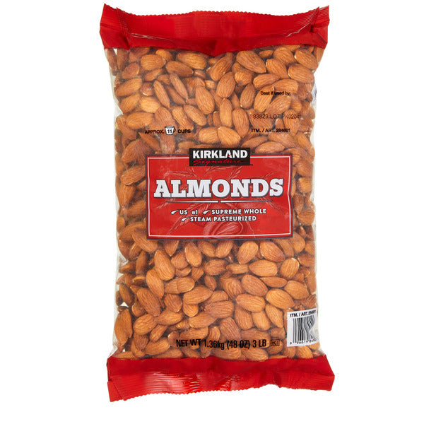 Kirkland Signature Supreme Whole Almonds, 3 lb