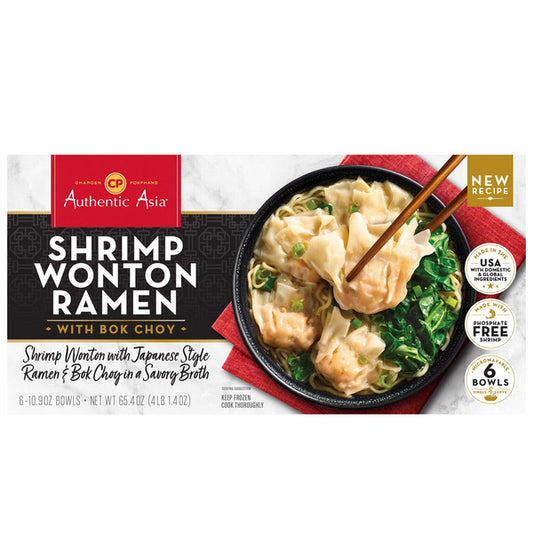 Shrimp Wonton with Bok Choy Ramen, 10.9 oz, 6-count