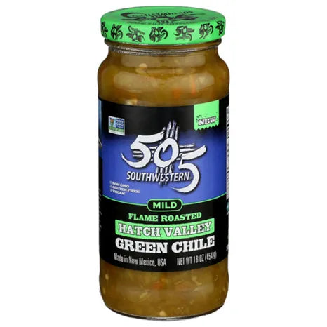 505 Southwestern Mild Fire Roasted Green Chile Salsa, 16 oz