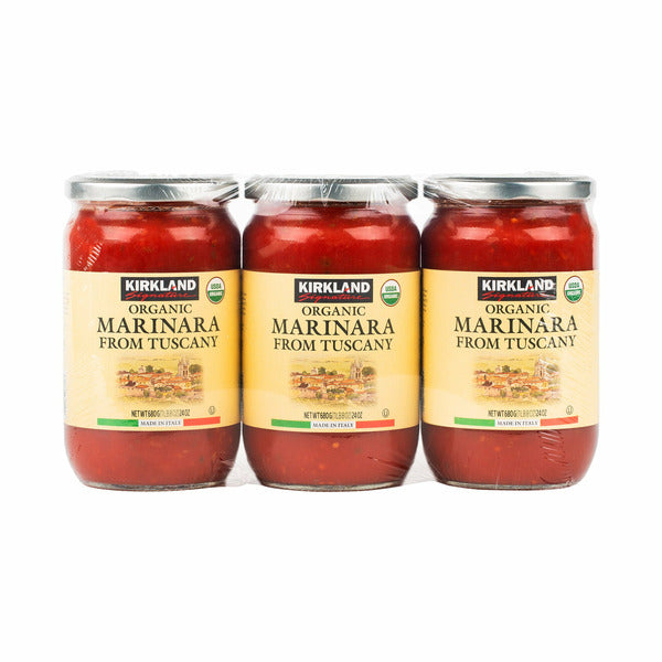 Kirkland Signature Organic Tuscan Marinara, 24 oz, 3-count