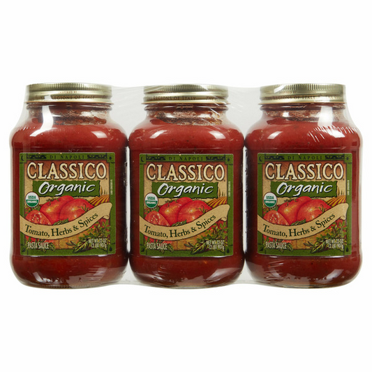 Classico Organic Pasta Sauce, 32 oz, 3-count