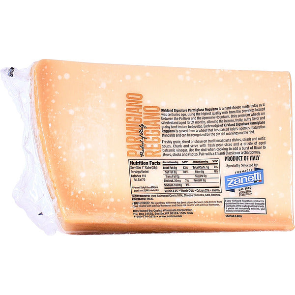 Kirkland Signature Italian Parmigiano Reggiano ($15.99 / lb)
