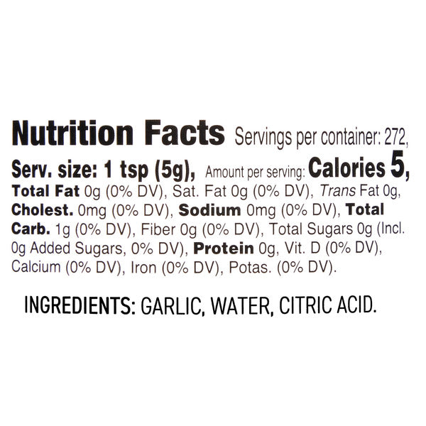 Kirkland Signature Minced California Garlic, 48 oz