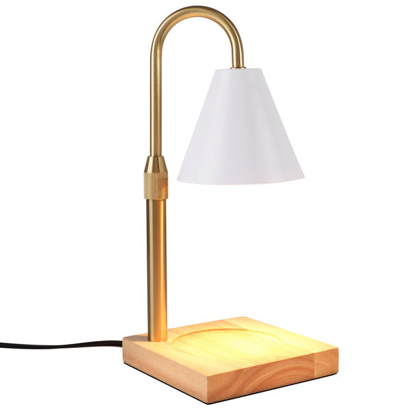 Mikasa Home Accents Adjustable Height Candle Warmer, White Lamp