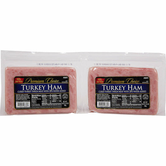 Premium Choice Turkey Ham, Sliced, 20 oz, 2-count