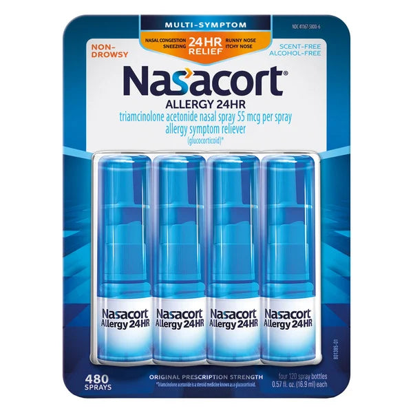 Nasacort Allergy 24 HR, 480 Sprays