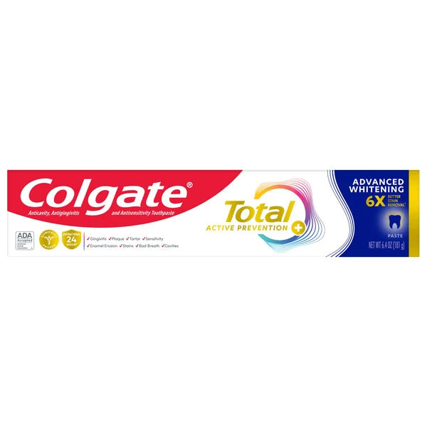 Aad Colgate Colgate Total Toothpaste, 6.4 oz, 5 ct – Veruca San Elijo