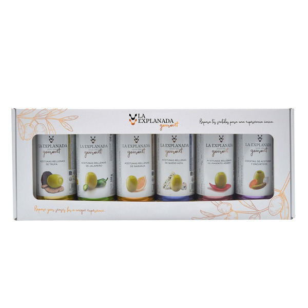 La Explanada Assorted Olives, 32 oz, 6-count
