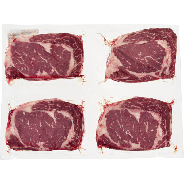 USDA Choice Beef Ribeye Steak, 12 oz, 4 ct
