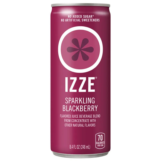 IZZE Sparkling Juice Beverage Sparkling Blackberry 4-8.4 FL oz.