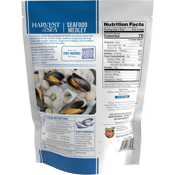 Harvest of the Sea Seafood Medley, 2.5 lbs