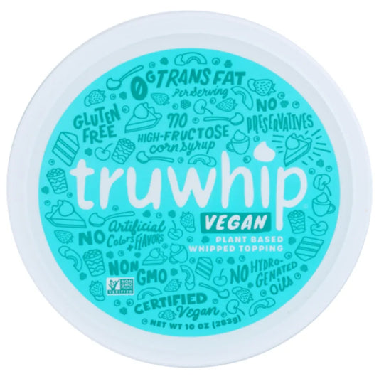 Truwhip Vegan Plant Based Whipped Topping, 9 oz