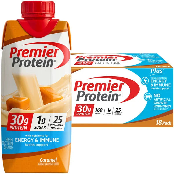 Premier Protein Shake, 30g Protein, Caramel, 11 fl oz, 18 ct
