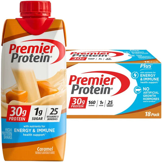 Premier Protein Shake, 30g Protein, Caramel, 11 fl oz, 18 ct