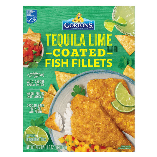 Gorton's Tequila Lime Coated Fish Fillets, 32.5 oz
