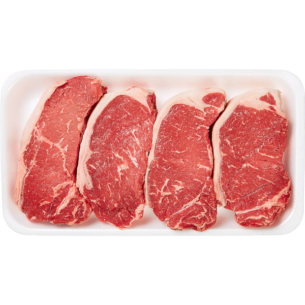 Kirkland Signature USDA Choice Beef Boneless New York Steak ($15.99 / lb)