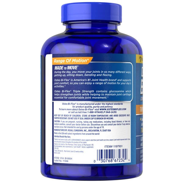 Osteo Bi-Flex Triple Strength, 200 Tablets