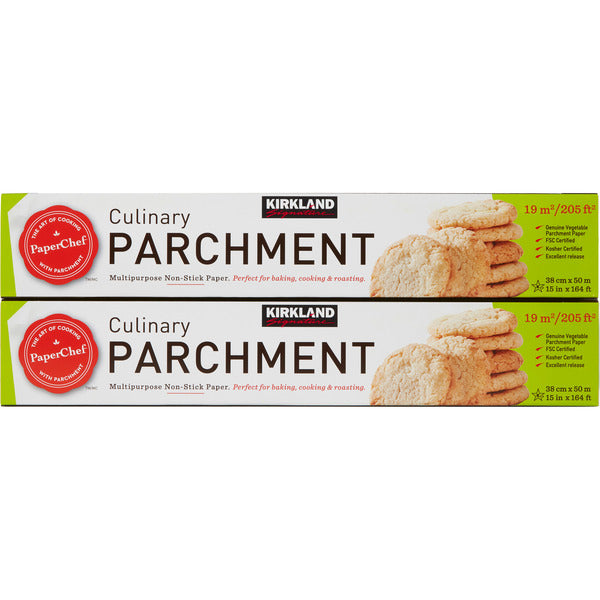 Kirkland Signature Culinary Parchment Paper, 15" x 164', 2 ct
