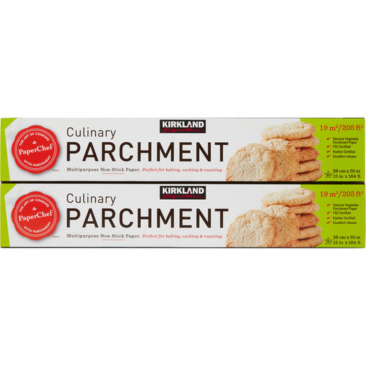 Kirkland Signature Culinary Parchment Paper, 15" x 164', 2 ct