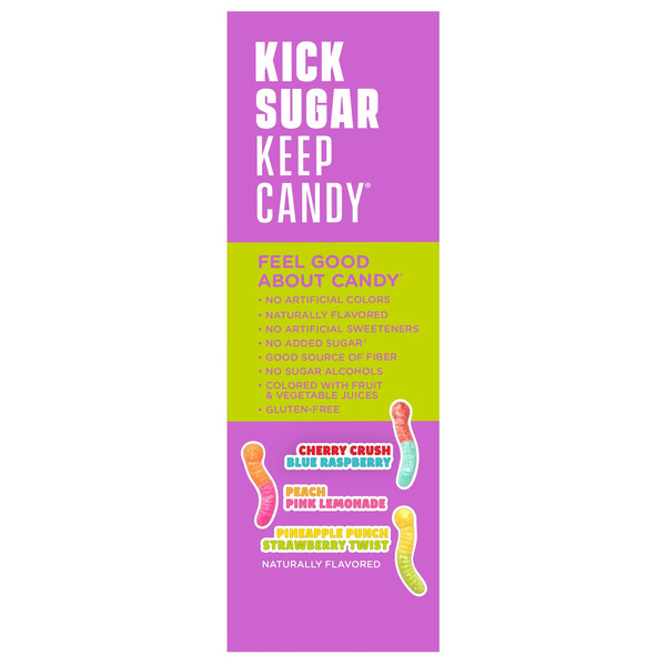 SmartSweets Sour Gummy Worms, 1.8 oz, 10-count