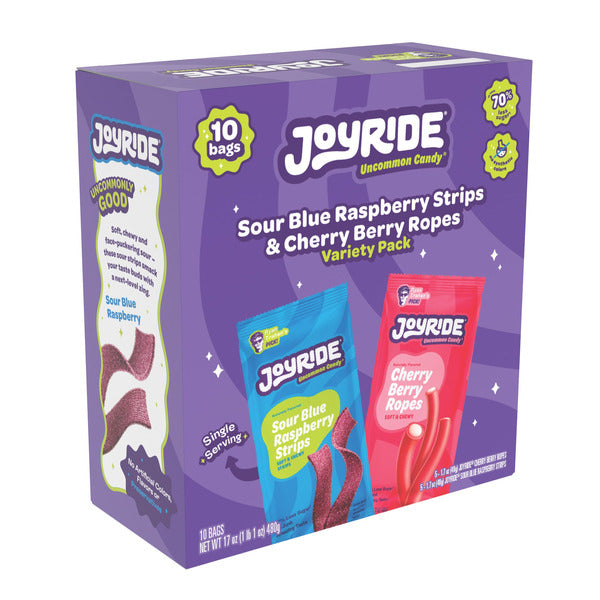Joyride Uncommon Candy Fan Favorites Variety Pack, 1.7 oz, 10-count