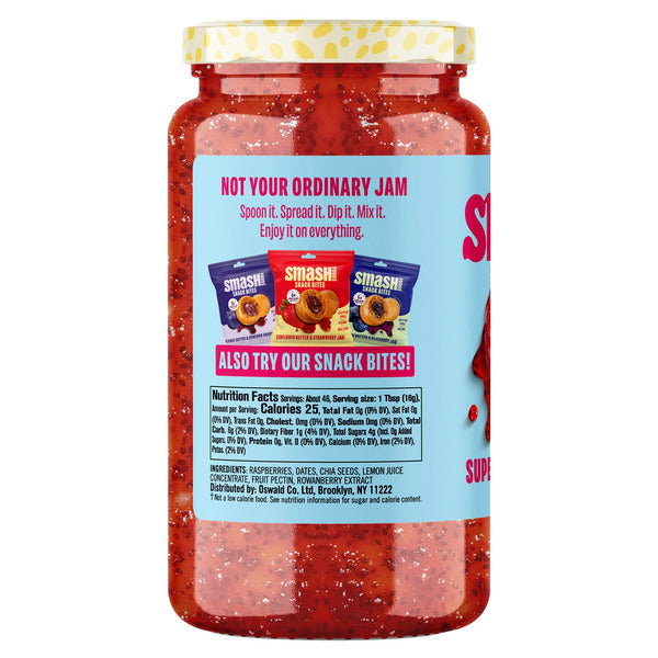Smash Foods Raspberry Superfood Fruit Spread, 26 oz