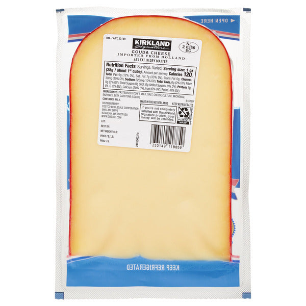 Kirkland Signature Gouda Cheese ($6.49 / lb)
