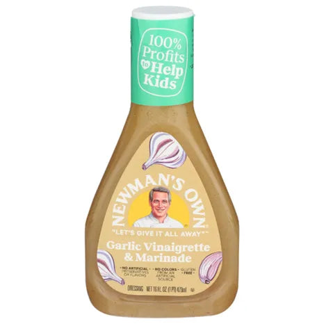 Newman's Own Garlic Vinaigrette & Marinade Dressing, 16 oz