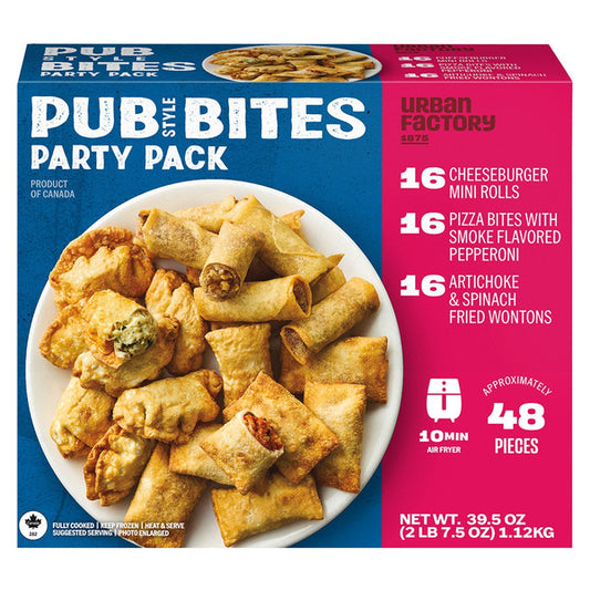 Urban Factory Pub Style Bites Variety Pack, 39.5 oz