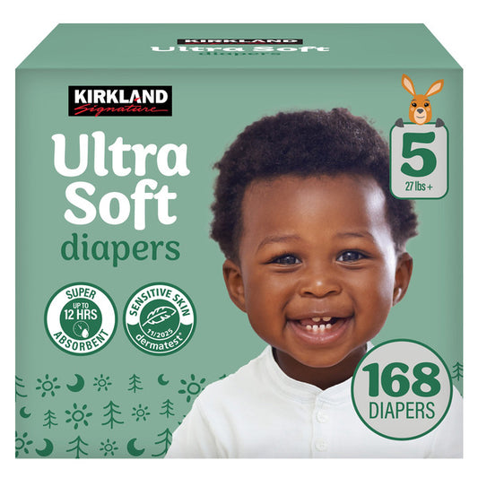 Kirkland Signature Diaper Size 5, 168-count