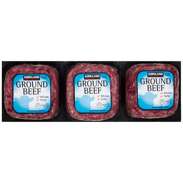 Kirkland Signature Ground Beef, 1.33 lbs, 3-count