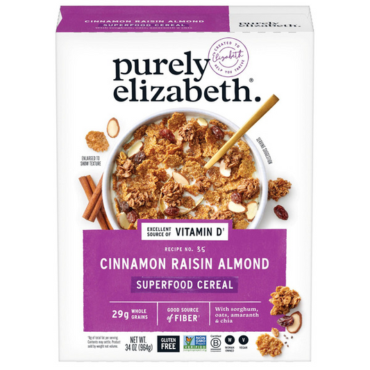 Purely Elizabeth Cinnamon Raisin Almond Cereal, 34 oz