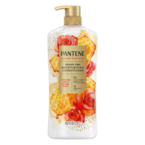 Pantene Essential Botanicals Moroccan Rose & Manuka Honey Conditioner, 32.8 fl oz