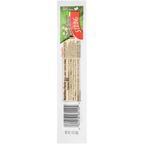 Frigo Cheese Heads String Cheese Sticks, Original, 1 oz, 60 ct