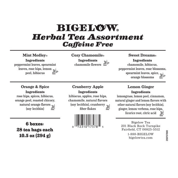 Bigelow Herbal Tea, Variety Pack, 168 bags