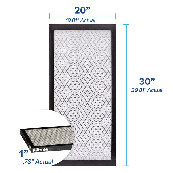 Filtrete Air Filter 1”, MPR 2500 MERV 14, High Performance Premium Allergen, Ultrafine Particles,*
