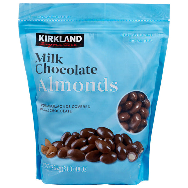 Kirkland Signature Almonds, Milk Chocolate, 3 lbs