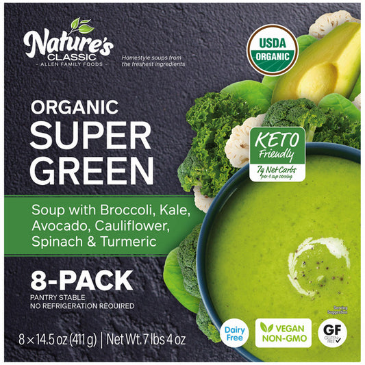 Organic Super Green Keto Soup 14.5 oz, 8-count