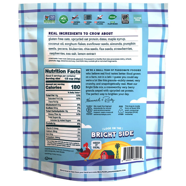 Seven Sundays Triple Berry Granola, 20 oz