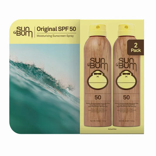 Sun Bum Sunscreen Spray Original SPF 50, 5 oz, 2 Count