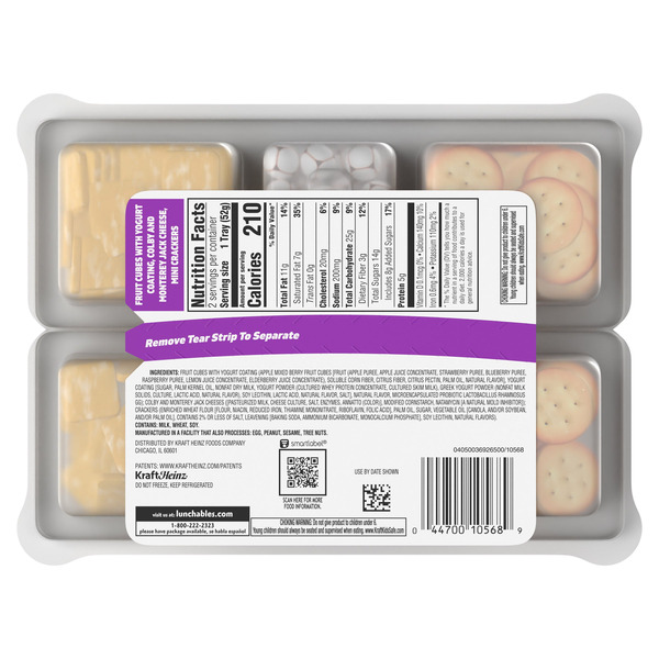Kraft Lunchables Snackables Variety Pack, 6 Twin Packs