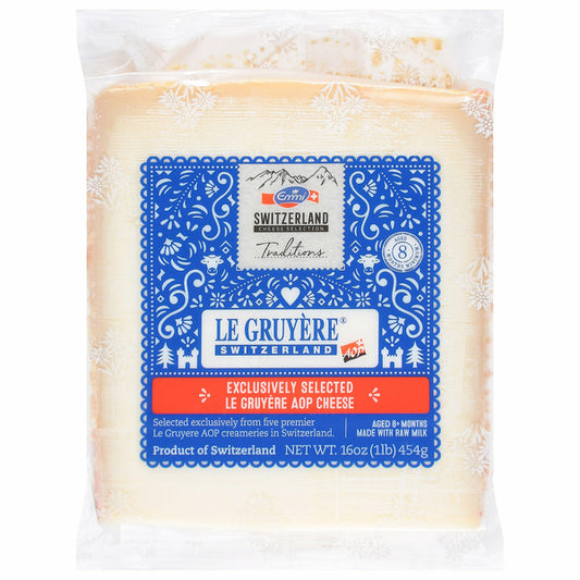 Emmi Le Gruyere AOP Cheese, 1 lb