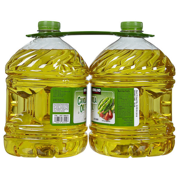 Kirkland Signature, Canola Oil, 3 qt, 2-count