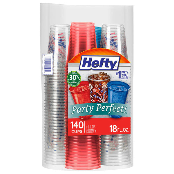 Hefty Color Cups, 18 oz, 140-count